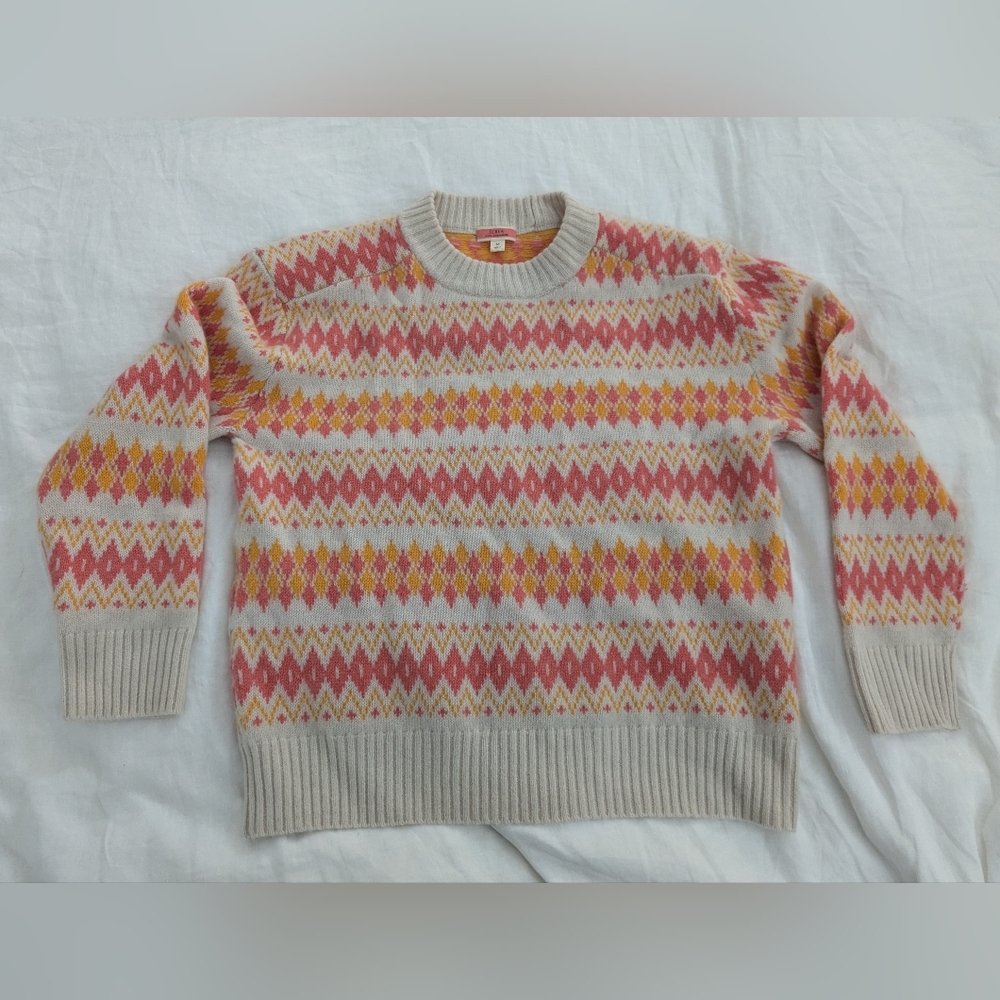 Cashmere Fair Isle Crewneck